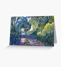 "Hockney's Tunnel of Trees" Greeting Card
