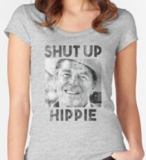 Shut Up Hippie Fitted Scoop T-Shirt