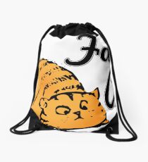 Fat Cat Drawstring Bag