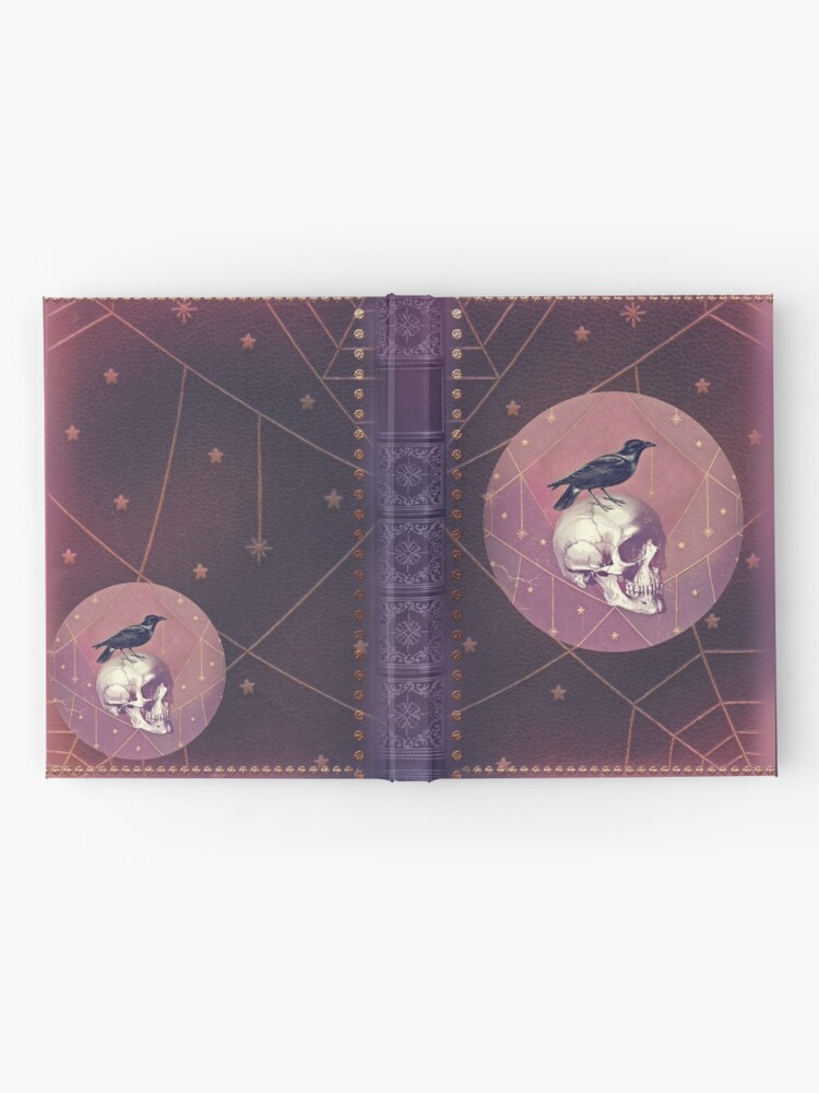 Alternate view of Crow and Skull Collage Hardcover Journal