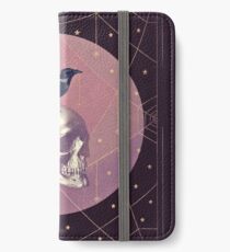 Vinilo o funda para iPhone Crow and Skull Collage