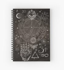 Magic Symbols for a Alchemist Dreamer Spiral Notebook