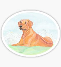 The Mighty Ridgeback Sticker