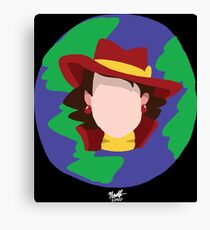 Where In The World Is? Canvas Print