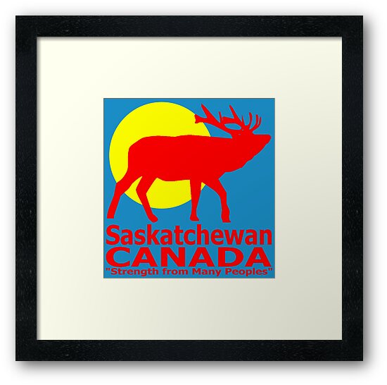 "Saskatchewan" Framed Prints by IMPACTEES Redbubble