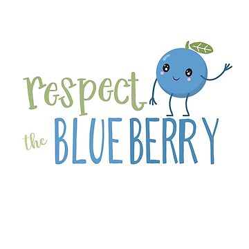 Artwork thumbnail, Respect The Blueberry - Cute by jitterfly