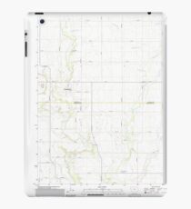 USGS TOPO Maps Iowa IA Woolstock 20130410 TM iPad Case/Skin