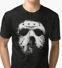 Jason Voorhees Hockey Mask Tri-blend T-Shirt