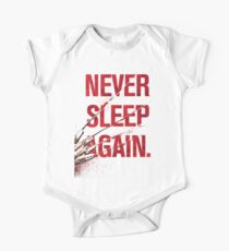 Freddy Krueger - Never Sleep Again Short Sleeve Baby One-Piece