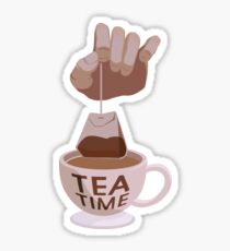 Tea Time Sticker
