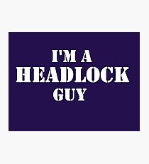Headlock Guy Photographic Print