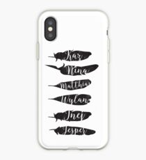 Vinilo o funda para iPhone The Dregs - Six Of Crows (Solo plumas)
