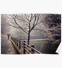 Strolling in the Rain Poster