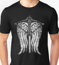 Angel Wings and Crossbow (Dirty) Unisex T-Shirt