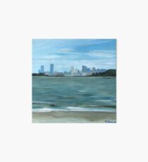 Boston from Georges Island Art Board