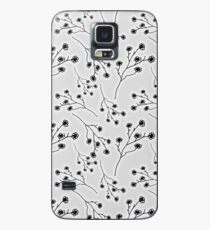 Baby's Breath Flower Pattern - White Case/Skin for Samsung Galaxy