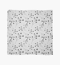 Baby's Breath Flower Pattern - White Scarf