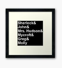 Sherlock Framed Print
