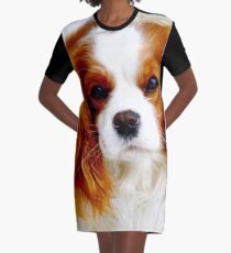 Cavalier King Charles Spaniel Graphic T-Shirt Dress