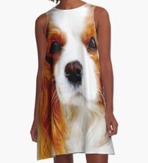 Cavalier King Charles Spaniel A-Line Dress
