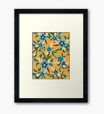 Yellow Floral Framed Print