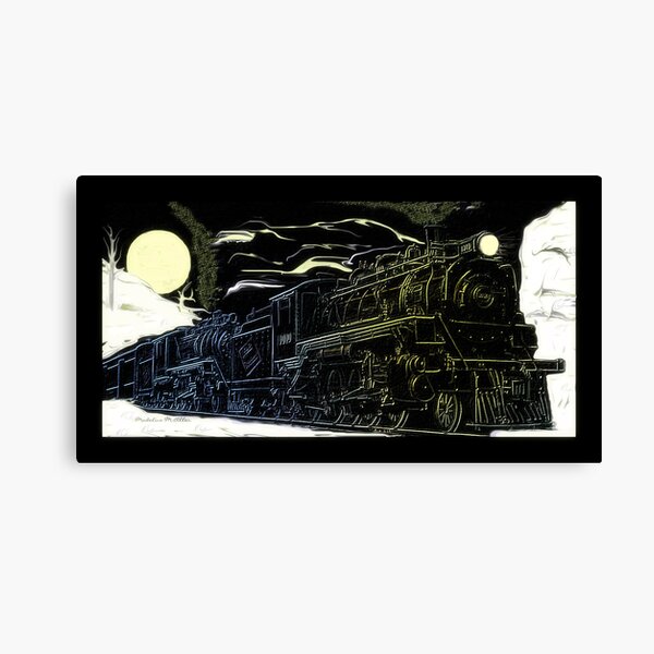 The Newfie Bullet in the Gaff Topsails Canvas Print