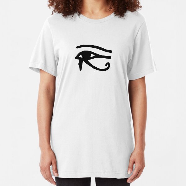 Eye of Horus - Black Slim Fit T-Shirt