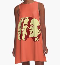 MARX ENGELS LENIN A-Line Dress