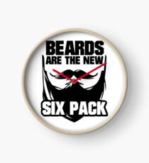 Beards are The New Six Pack Clock