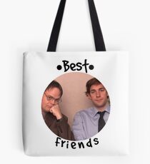 Jim und Dwight - beste Freunde vereinen sich! Tote Bag