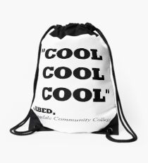 COMMUNITY ABED "COOL COOL COOL" Drawstring Bag