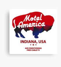 motel america Canvas Print