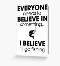 Fishing Funny Greeting Card
