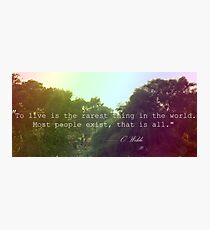 existence Photographic Print