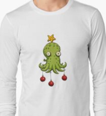 Christmas cephalopod Long Sleeve T-Shirt