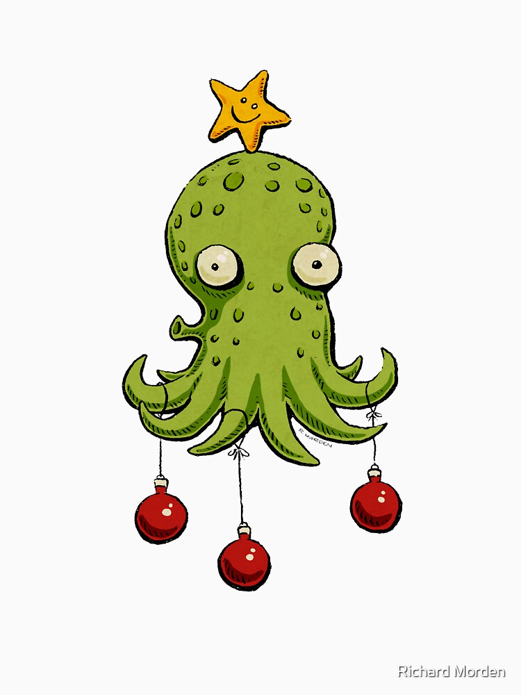 Christmas cephalopod by morden