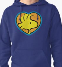 Woodstock, Snoopy, Peanuts love heart Cute Pullover Hoodie