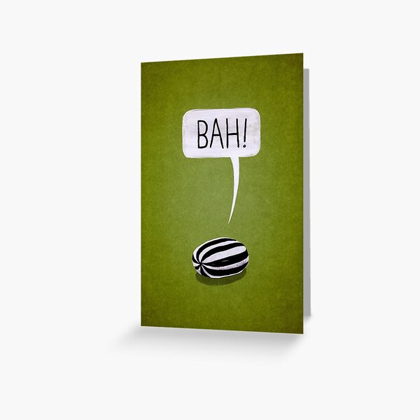 Bah Humbug Greeting Card