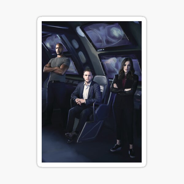 Agents Mackenzie, Fitz, Simmons Sticker