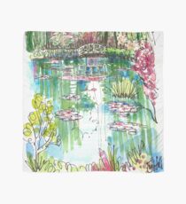The Japanese Bridge at Monet's garden Scarf