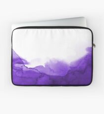 Funda para portátil ACUARELA PÚRPURA DE TORMENTA