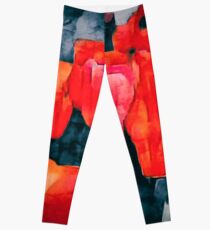 Tulpenfeld in der Nacht Leggings