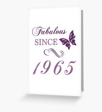 1965 Fabulous Birthday Greeting Card