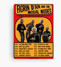 The Cantina Band Tour Poster Canvas Print