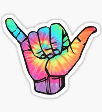 Krawatte Farbstoff Shaka Sticker
