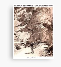 TOUR de FRANCE Vintage 1936 Col D Izoard Print Canvas Print