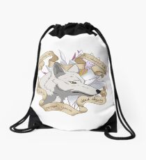 Wolf's rain Drawstring Bag