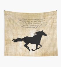 The Black Stallion Wall Tapestry