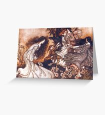 Fairies by Arthur Rackham Greeting Card