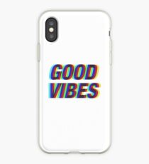 Good Vibes Techicolor iPhone Case